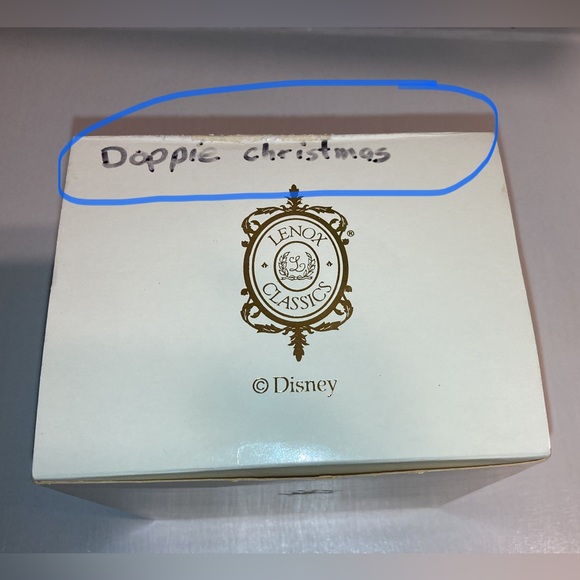 LENOX DOPEY’S HOLIDAY SURPRISE CHRISTMAS ORNAMENT NEW W/ CERT. OF AUTHENTICITY - Picture 8 of 12